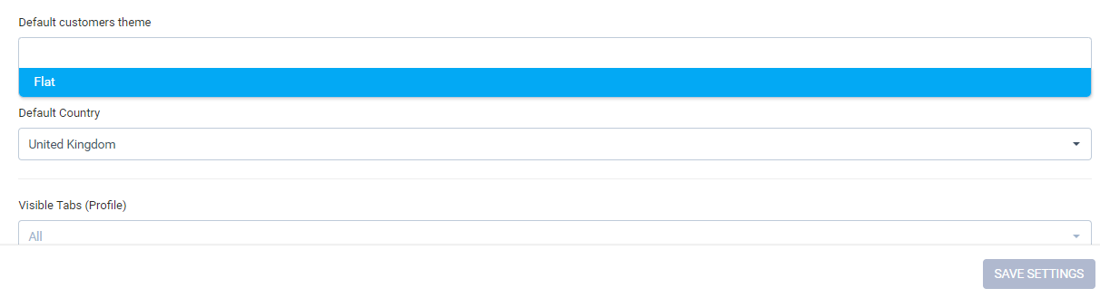 Select Flat from dropdown
