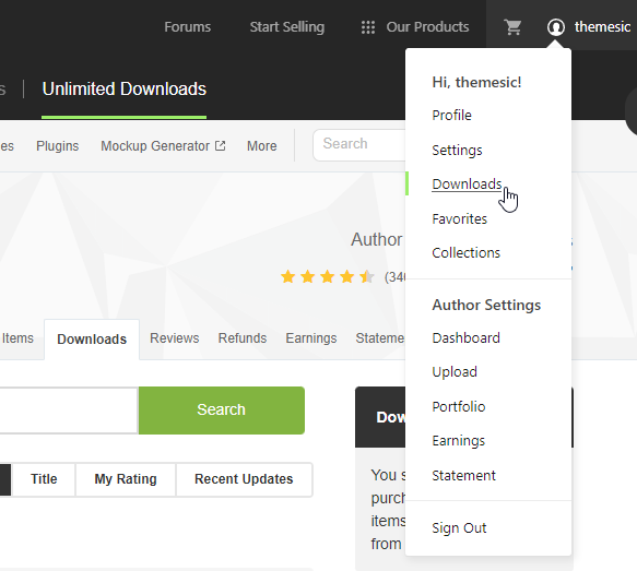 Descargar desde CodeCanyon
